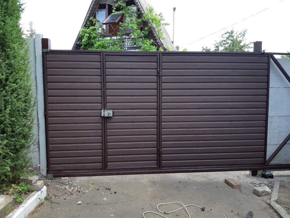 Виготовлення воріт, ворота відкатні, розпашні, розсувні. Харків.