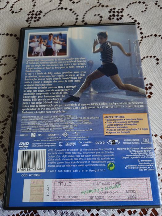 Billy Elliot dvd