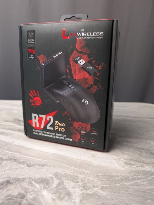 Нова Ігрова Мишка Bloody R72 pro duo (Open box)