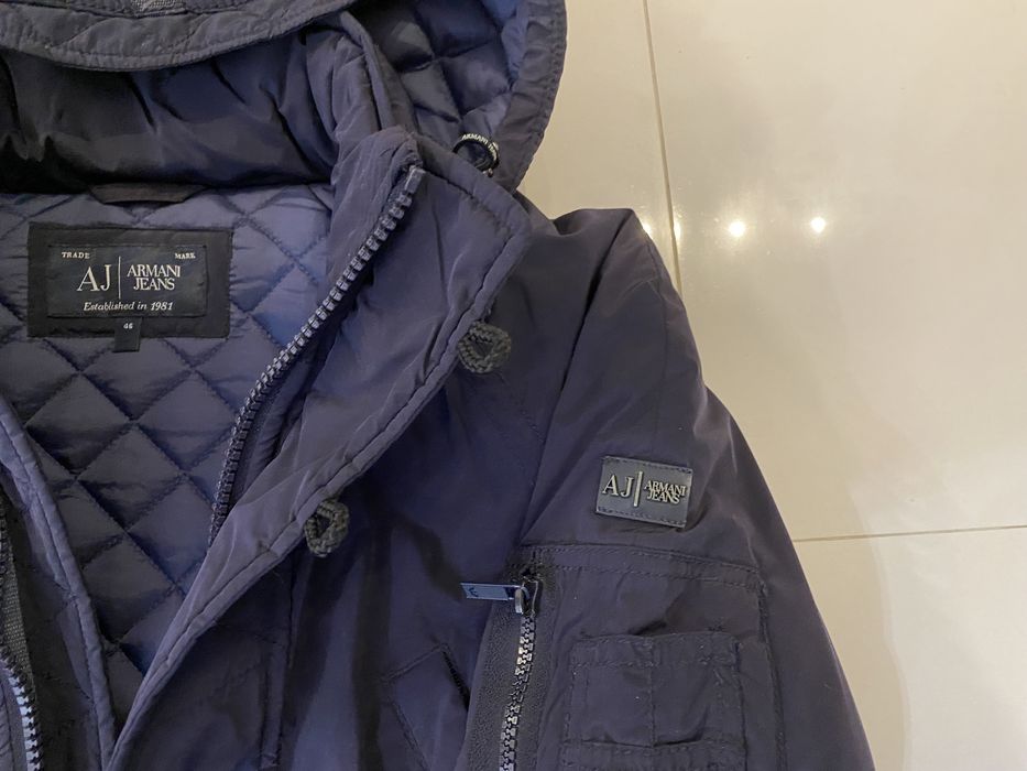 Oryginalna Kurtka Armani Jeans roz.46 granatowa
