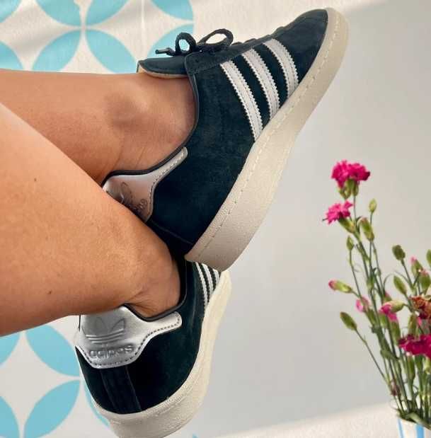 Adidas Campus buty damskie 80s czarne srebrne 36 2/3 nowe oryginalne