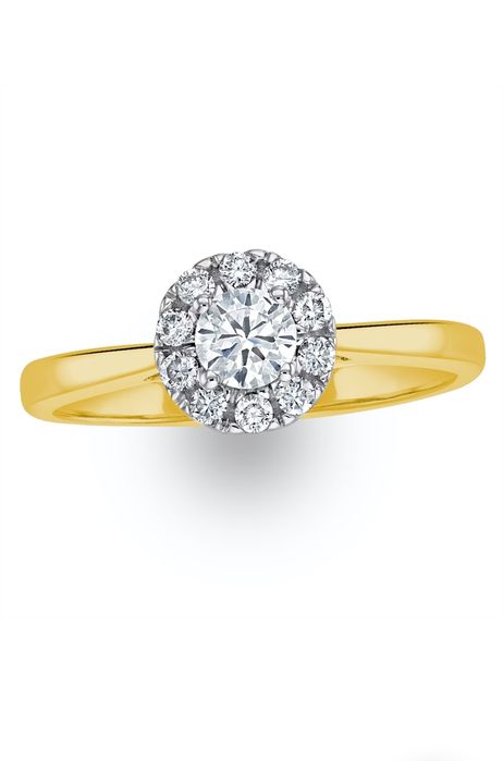 Кольцо с бриллиантом 0.5ct