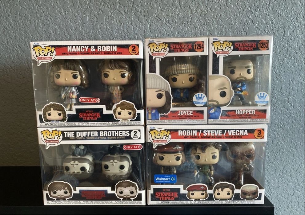 Фігурки Funko Pop! Дивні Дива Vecna Robin Steve Nancy Will Eddie Joyce