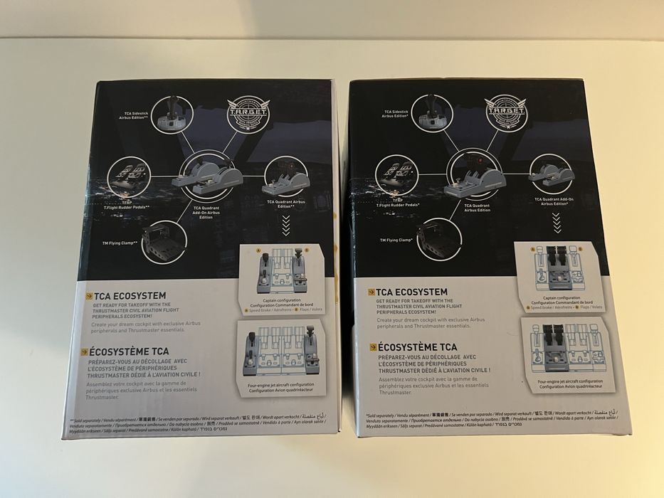 Thrustmaster TCA Quadrant + Quadrant Add-On – komplet, używane, sprzedam tylko razem