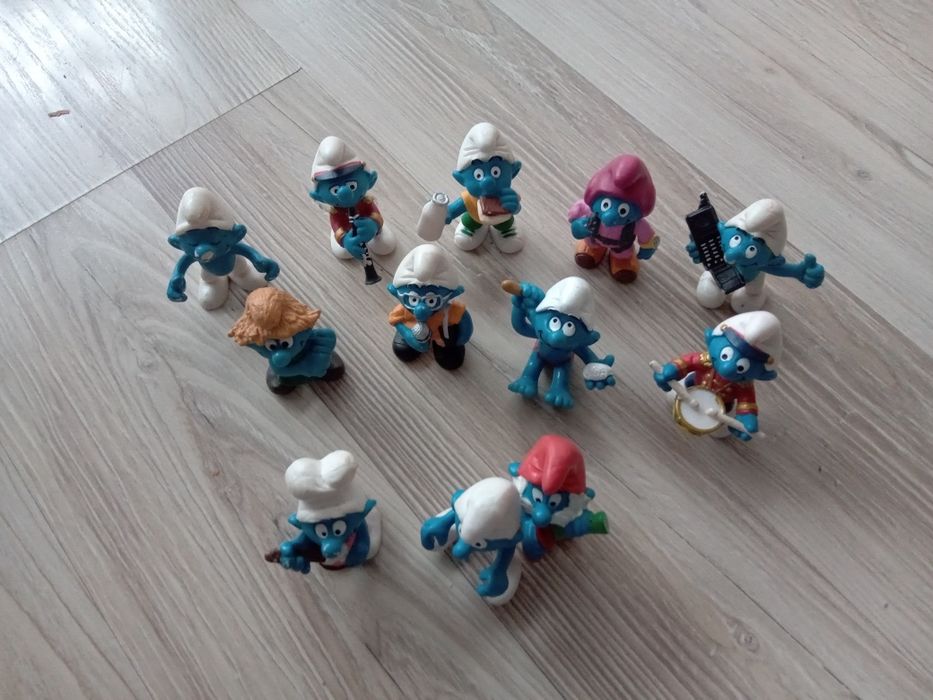 Smerfy figurki zestaw 12 sztuk ładne