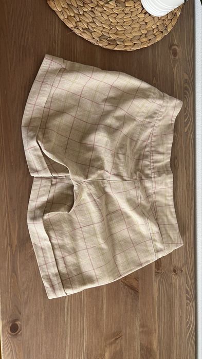 Szorty krótkie spodenki Vero Moda krata old money 38 M