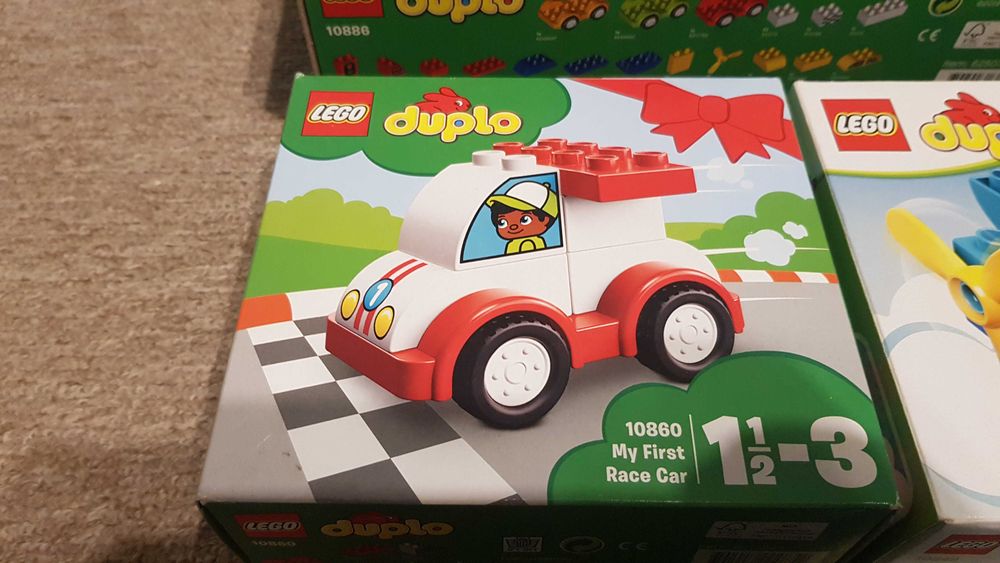 Wyprzedaż prywatnej kolekcji Lego Duplo. 10860 wyścigówka