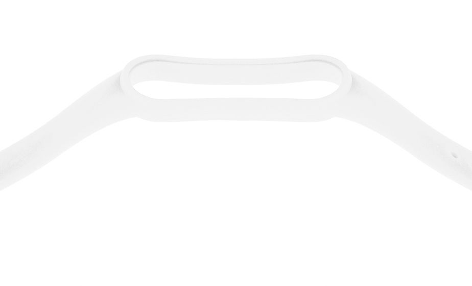 Pasek silikonowy do Xiaomi 5/6 - biały