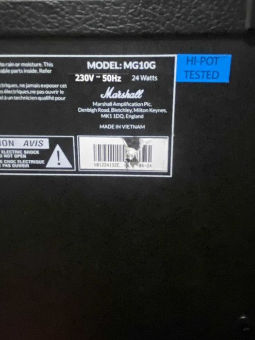 Wzmacniacz gitarowy Marshall MG10G