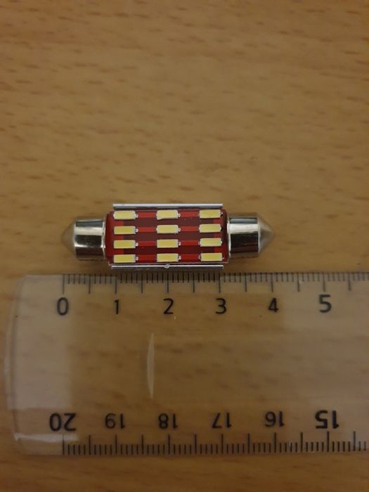 Lâmpada led tubular 12v 3,8cm