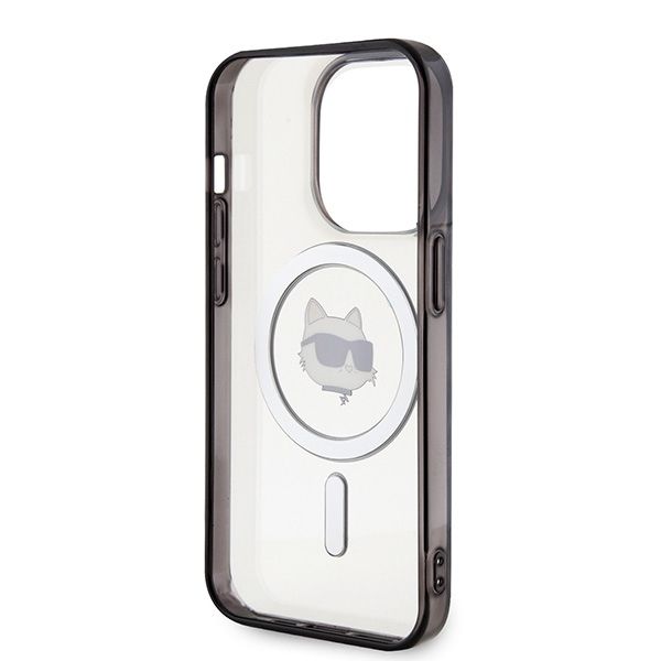 Etui Karl Lagerfeld IML Choupette's Head MagSafe do iPhone 15 Pro Max - przezroczyste