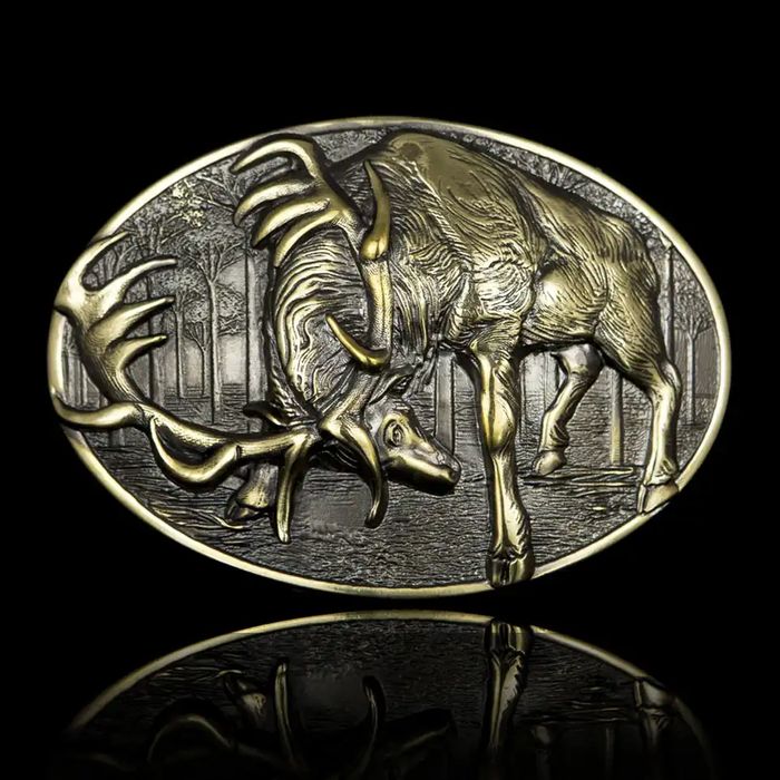 Jeleń, Klamra Do Paska, Mosiądz