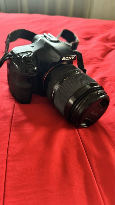 Maquina fotografica sony sl 65 com lente