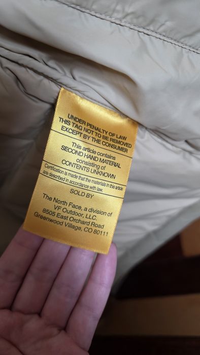 Пуховик The North Face Оригінал