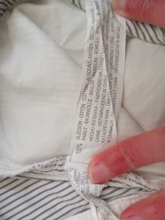 Calções às riscas - Zara