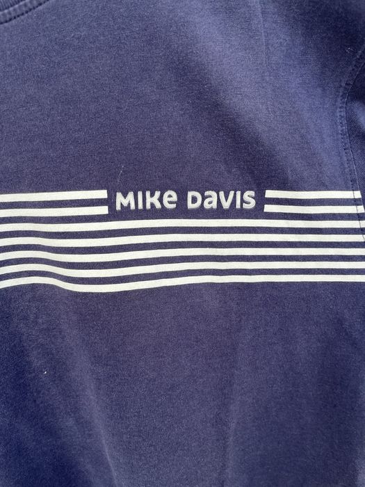 T-shirt Mike Davis Azul com Riscas