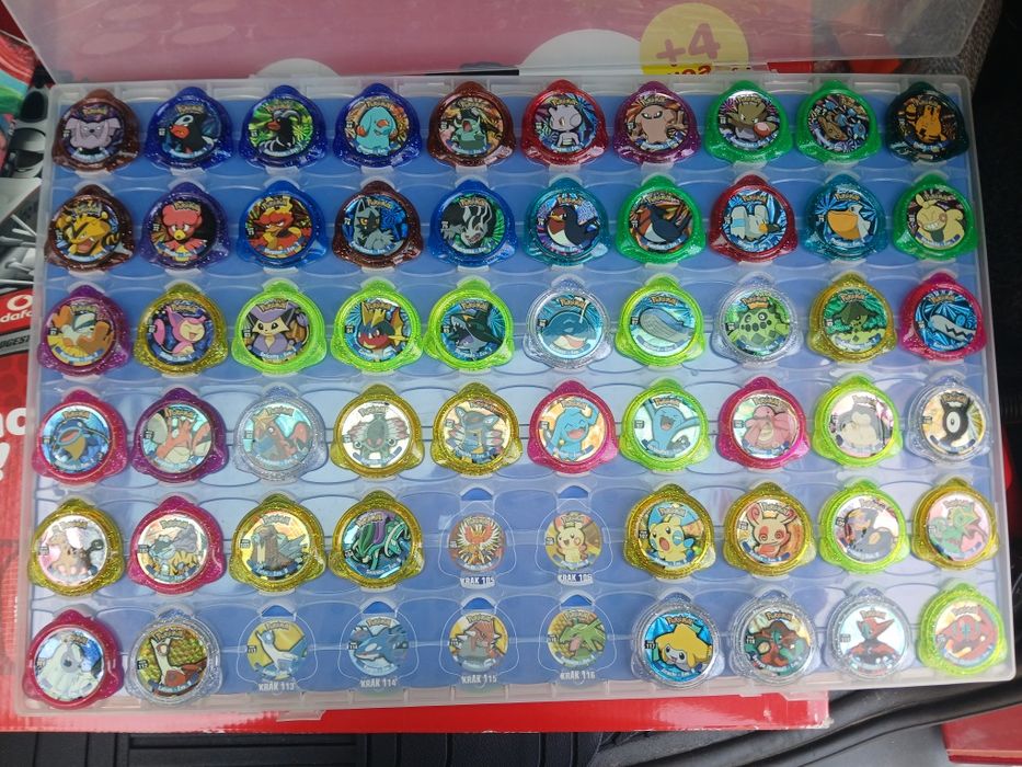 Album/tazos pokemon kraks (faltam só 9)