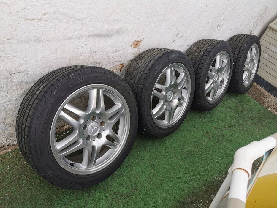 Jantes 17 5x112 brabus com pneus