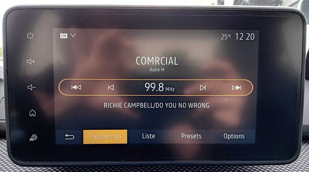 Display / ecrã de informações DACIA Sandero III