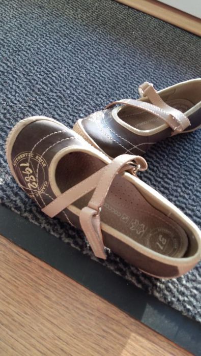 Buty pantofle Baleriny dziewczęce skórzane COCCODRILLO rozm. 31 JAK NO