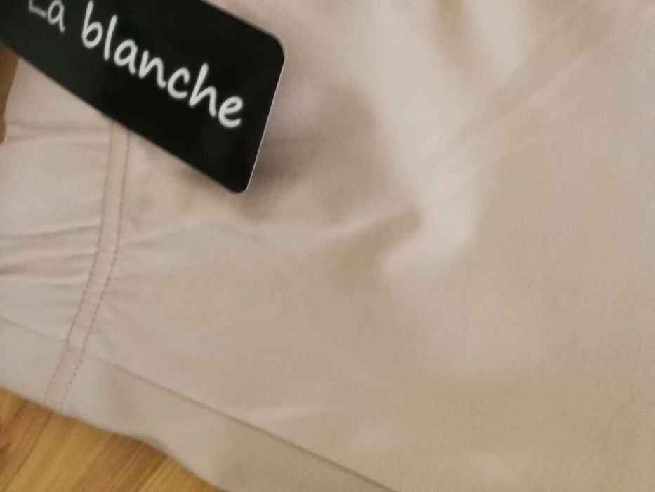 Spodnie legginsy La blanche elastyczne eco skóra i tanina