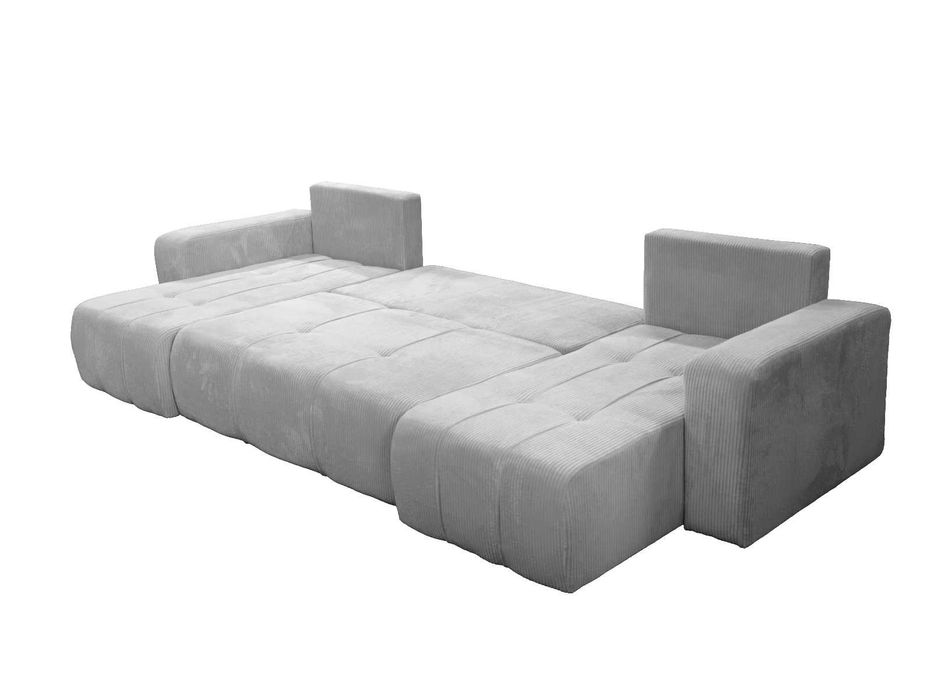 Narożnik Sofa Alice U funkcja spania pojemnik Poso 5 sprezyna falista