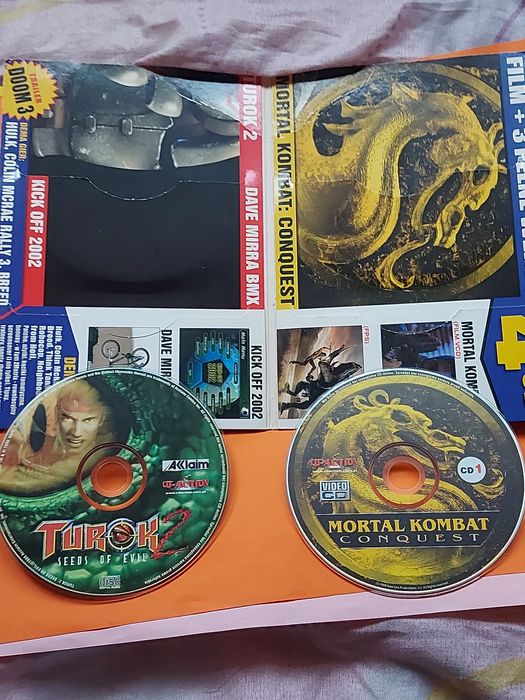 Płyta CD Rom PC gry 2 płyty Mortal Kombat 1998/2003rok