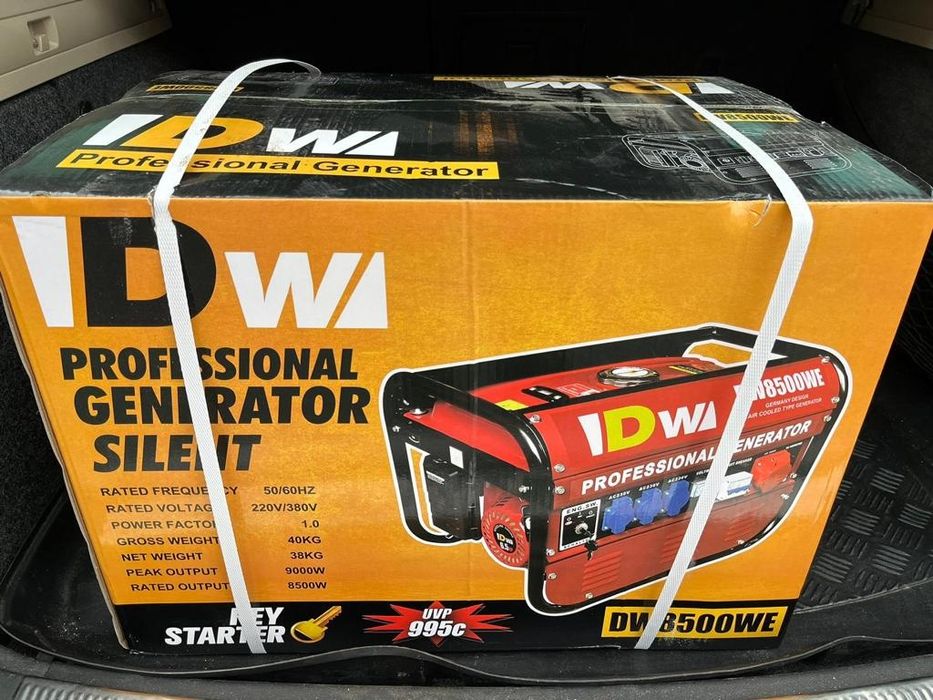 Продам генератор DW 8500WE 3kвт з стартером