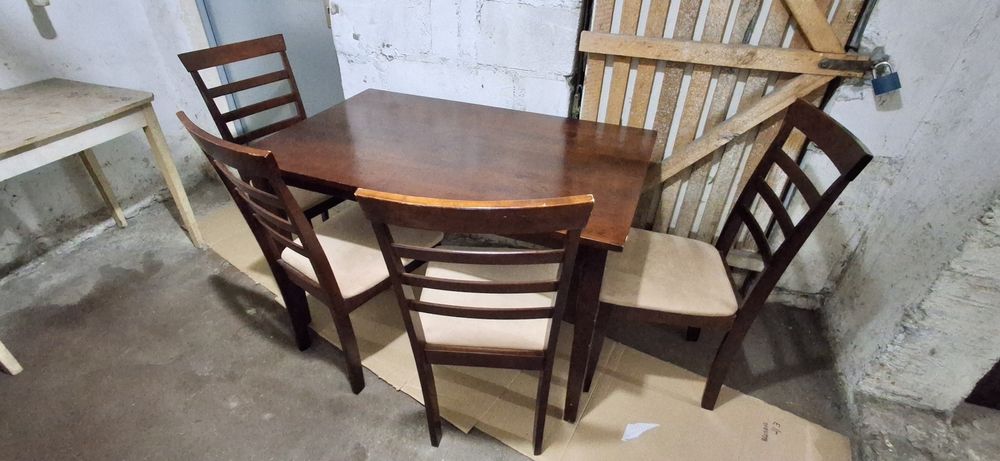 Stół 120x75 i 4 krzesła