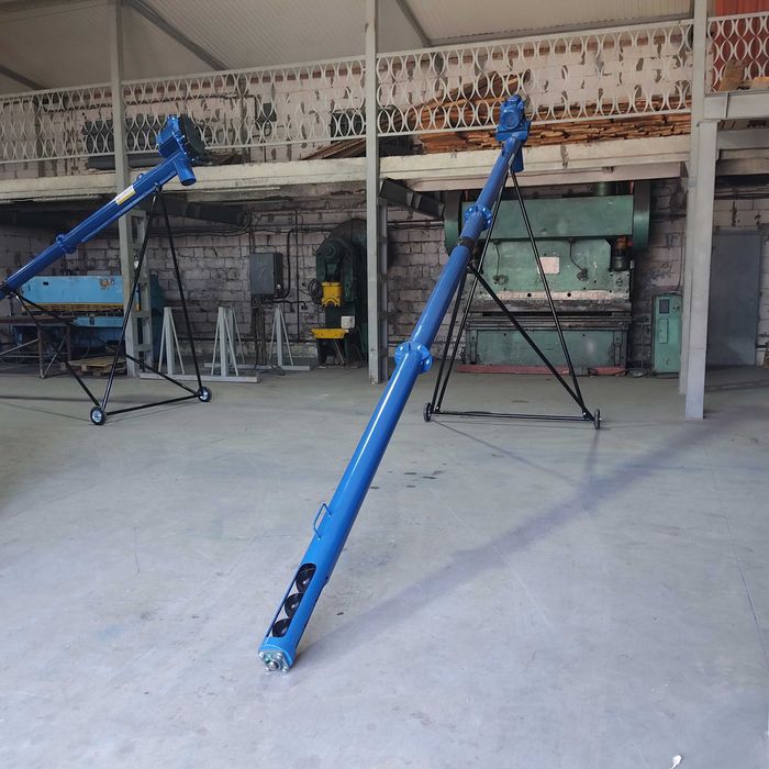 Шнек Ø159*6м*380В, підборщик зерна, шнековый навантажувач, протруювач