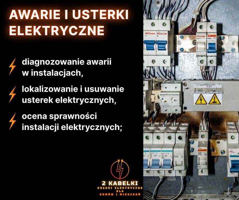 Elektryk ŚRODA ŚLĄSKA | awarie - instalacje - rozdzielnice - przyłączanie urządzeń - odbiory - uziemienia