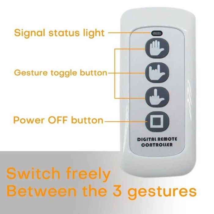 Car Gesture Led Hand Рука з підсвіткою для автомобіля