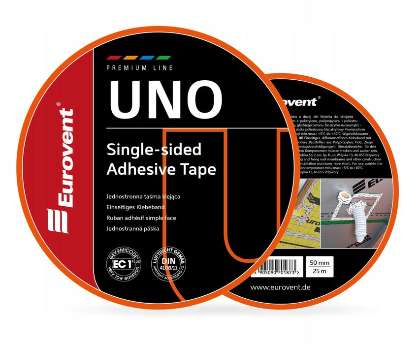 Армована стрічка Eurovent UNO 60мм х 25м