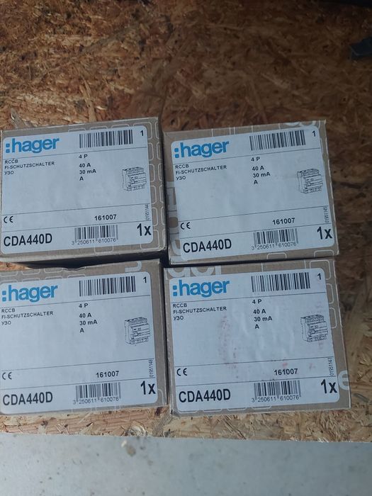 Hager CDA440D wyłącznik różnicowoprądowy 3p+n 40a 30ma