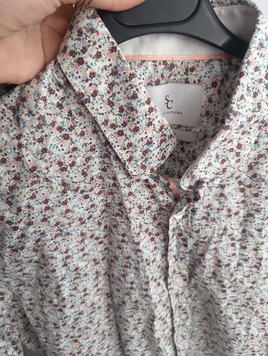 Koszula premium w kwiaty biznesowa