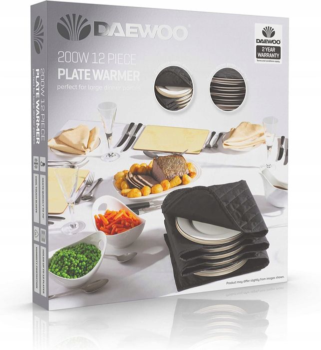 Daewoo Elektryczny Ogrzewacz Do Talerzy Materiałowy