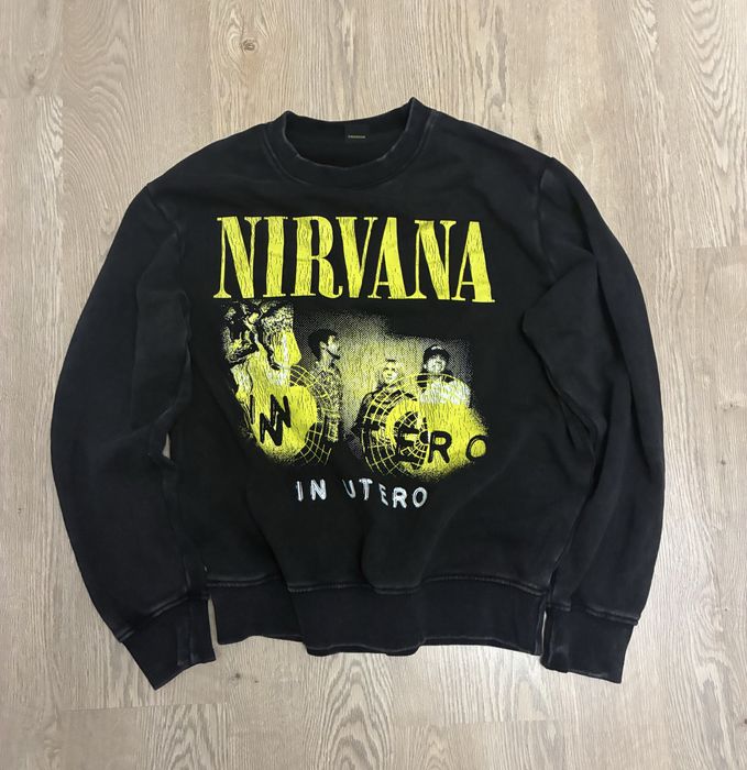 світшот nirvana мерч y2k