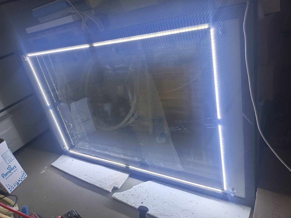 Drzwi z podświetleniem led 4 sztuki