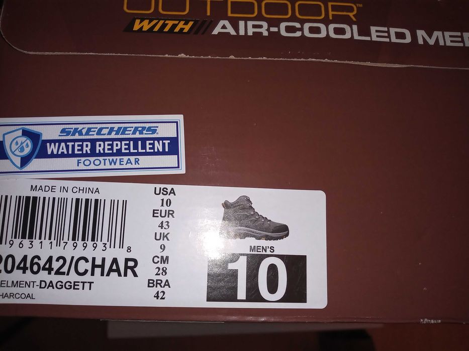 Męskie Buty trekkingowe Skechers Relment-Daggett Charcoal r. 43 -