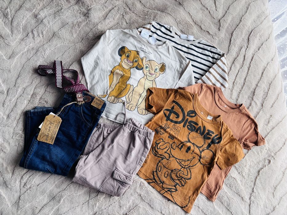 Zestaw ubran dla chlopca Zara H&M 98/104