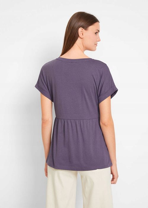 B.P.C fioletowy t-shirt ciążowy 36/38.