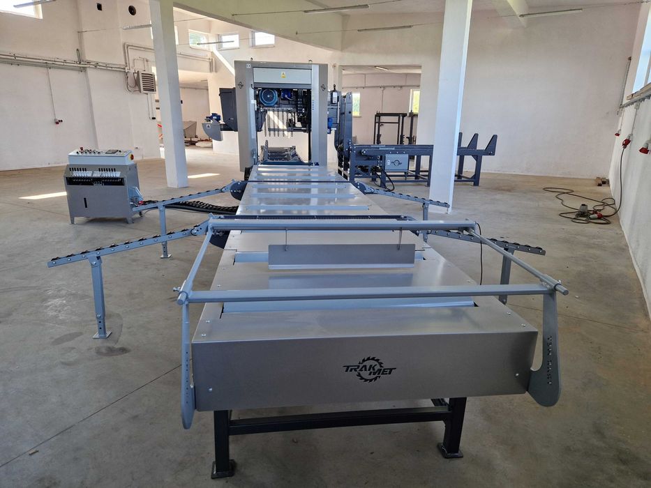 Przemysłowy trak taśmowy piła 60 mm koła 800mm TTS-800 nowy model