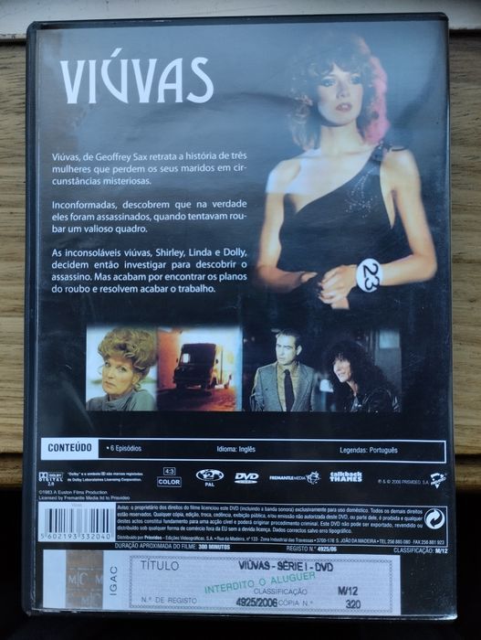 Dvd Série Viúvas - Primeira Temporada