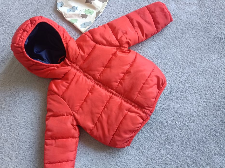 Kurtka przejściowa z sinsey+czapeczka z h&m