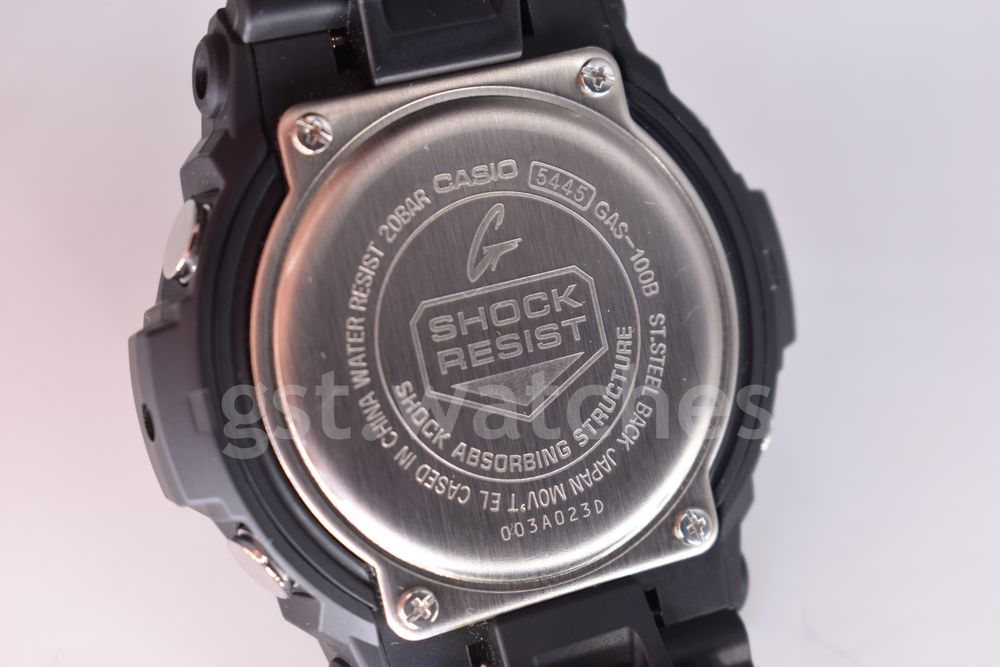 Casio G-Shock GAS-100B-1A NEW ORIGINAL | Tough Solar