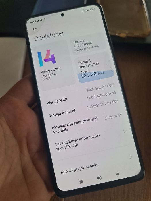 Xiaomi redmi note 10 pro 6gb 64gb