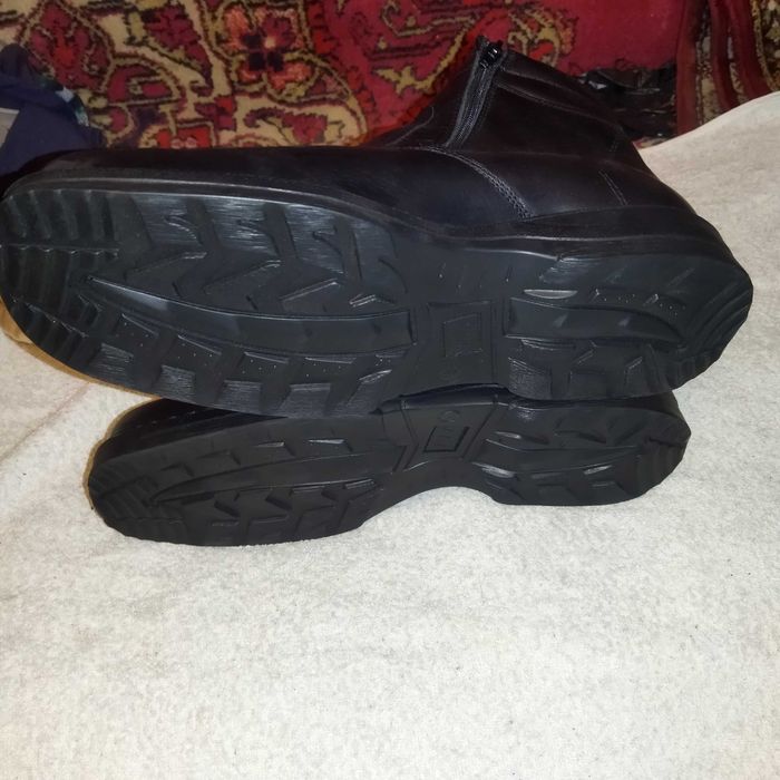 Польские кожаные мужские ботинки на меху. 48 размер. Новые. Arco