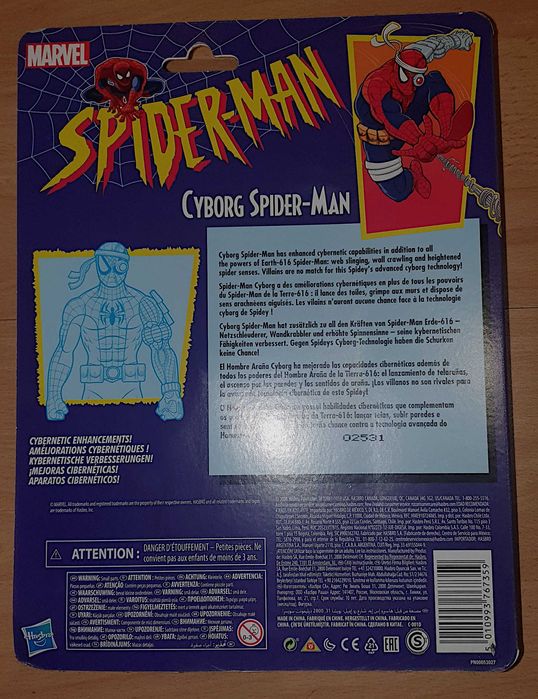 Marvel Legends Retro Vintage Collection Cyborg Spider-Man