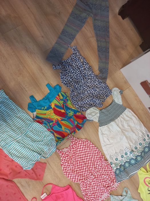 Paka ubrań na lato dla dziewczynki,  r.134