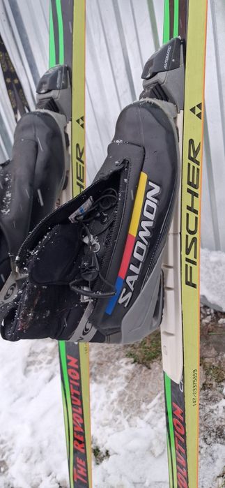 Narty biegów Fisher buty Salomon Ustrzyki Dolne •